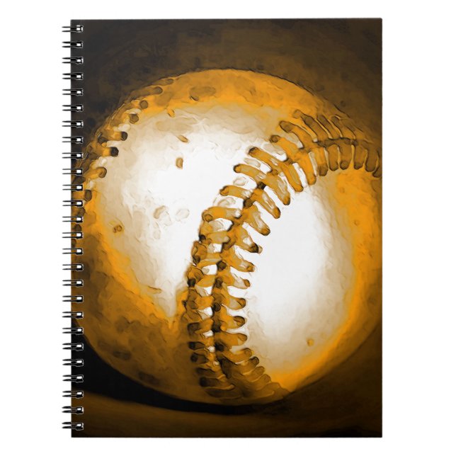Baseball Artwork Notebook (Front)