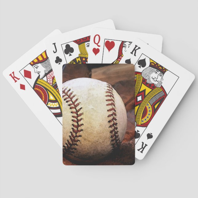 Baseball Artwork Playing Cards (Back)
