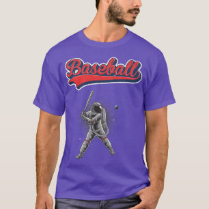 Baseball Astronaut Player in outer space sports Pr T-Shirt