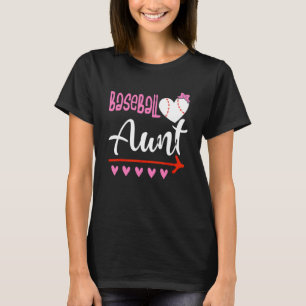 Baseball Aunt Mothers Day T-Shirt