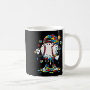 Baseball Autism Awareness Month Family Kids Coffee Mug