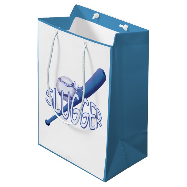 Baseball Baby Boy MGB Medium Gift Bag (Front Angled)