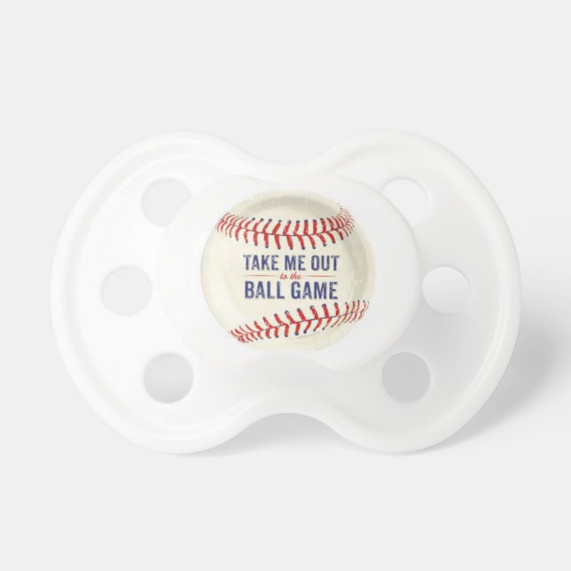 Baseball Baby Pacifier (Front)