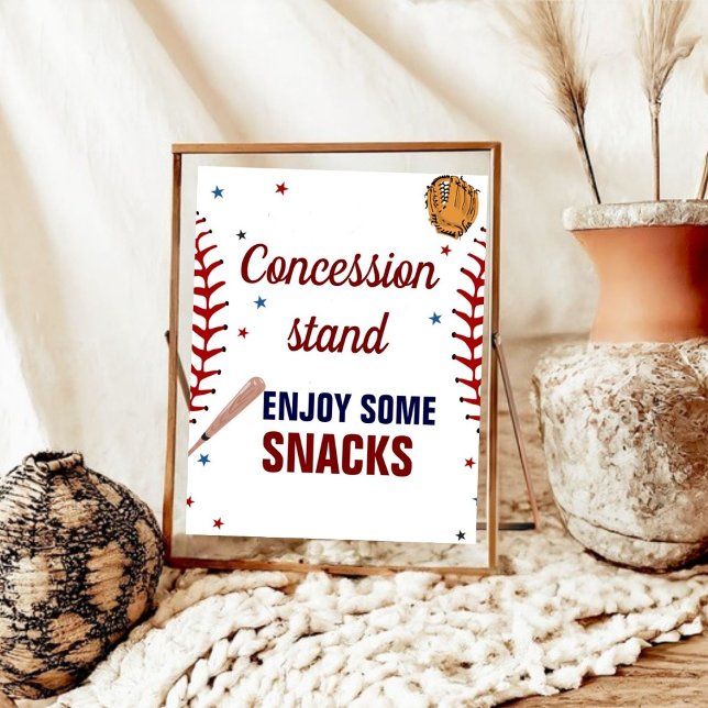 Baseball Baby Shower Concession Stand Sign Sports  (Creator Uploaded)