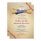 Baseball Baby Shower Invitations - Little Slugger