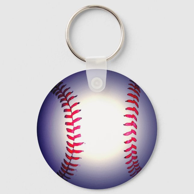 Baseball Ball Key Ring (Front)