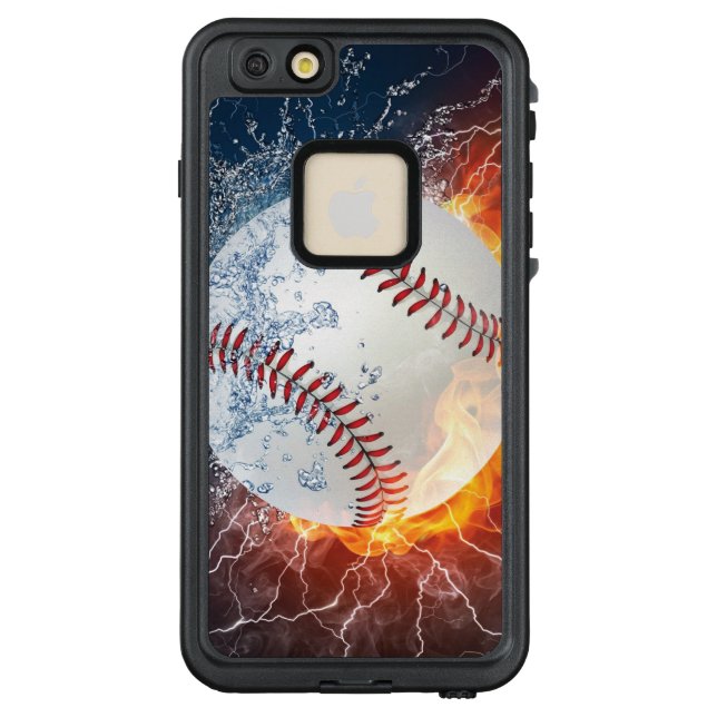 Baseball ball LifeProof iPhone case (Back)