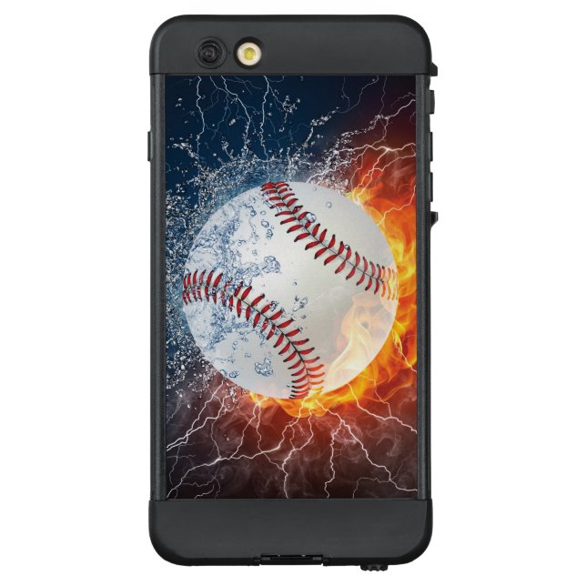 Baseball ball LifeProof iPhone case (Back)