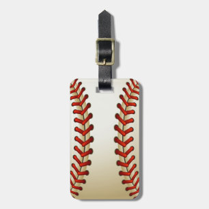 Baseball Ball Luggage Tag
