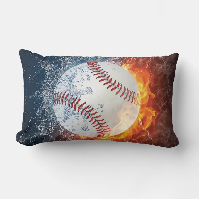 Baseball ball lumbar cushion (Front)