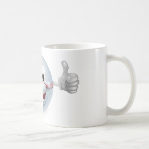 Baseball Ball Mascot Coffee Mug