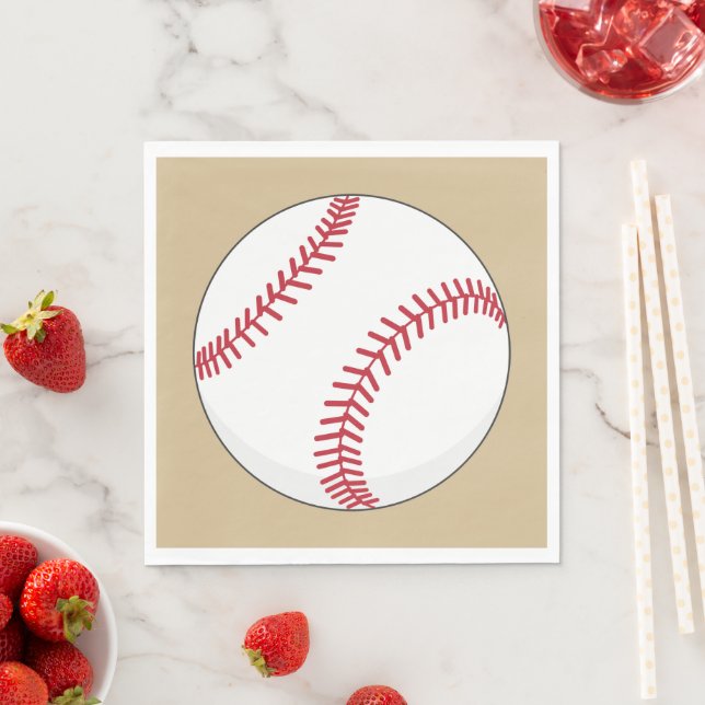 Baseball Ball Napkin (Insitu)