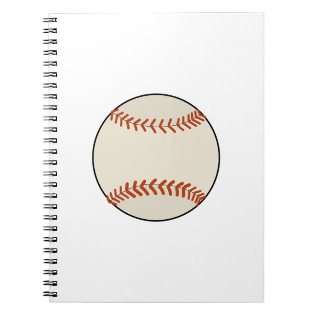 Baseball Ball Notebook (Front)