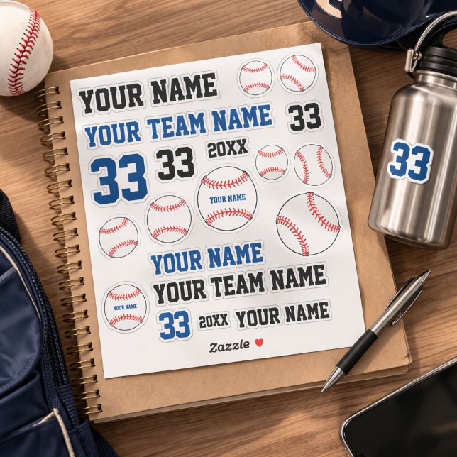 Baseball Ball Player Team Name Number Year (Creator Uploaded)