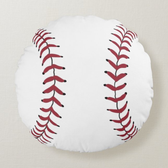 Baseball Ball  Round Cushion (Front)