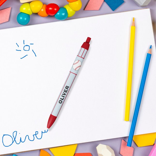 Baseball Ball Sports Name Black Ink Pen (Creator Uploaded)