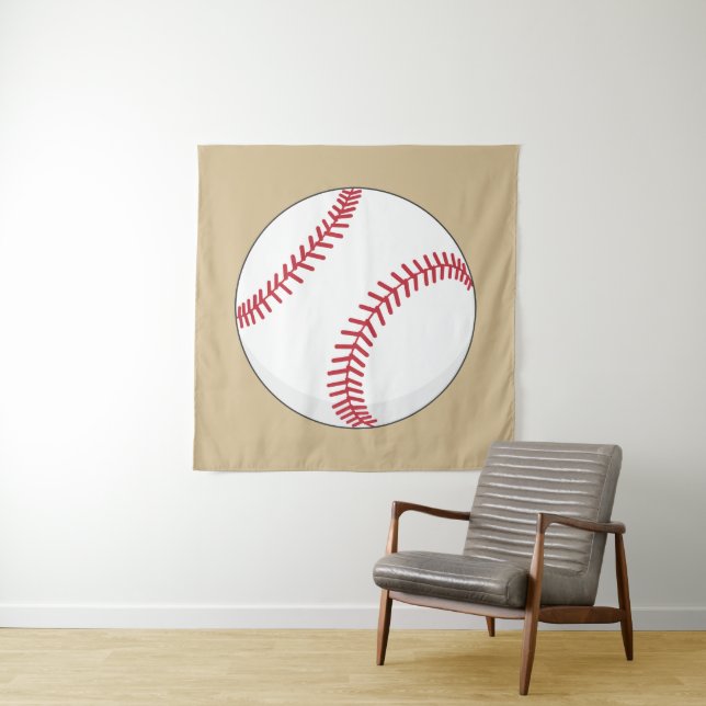 Baseball Ball Tapestry (In Situ)