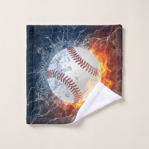 Baseball ball wash cloth