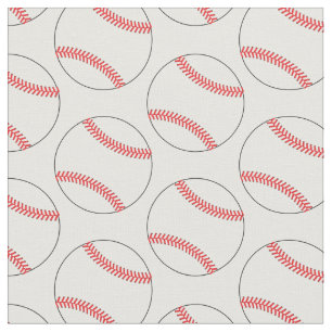 Baseball Balls Sports Fabric