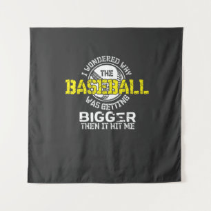 Baseball - Baseball Getting Bigger Tapestry