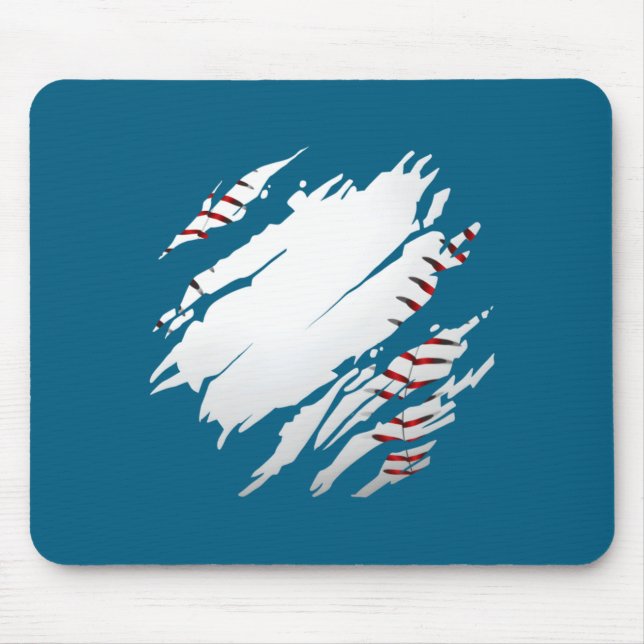 Baseball Baseball Mouse Pad (Front)