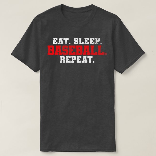 Baseball Baseball Player 8 T-Shirt (Design Front)