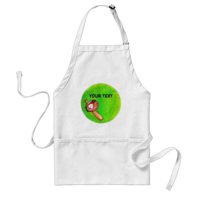 Baseball Bat and Glove Apron (Front)