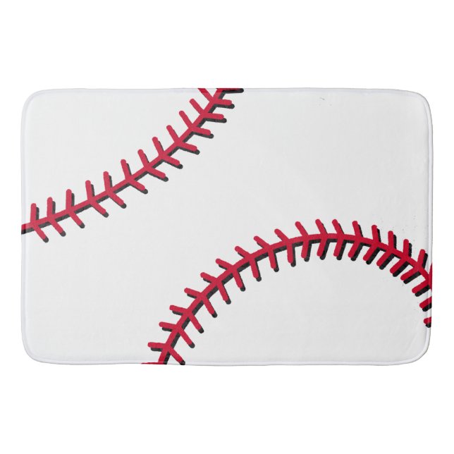 Baseball Bath Mat (Front)
