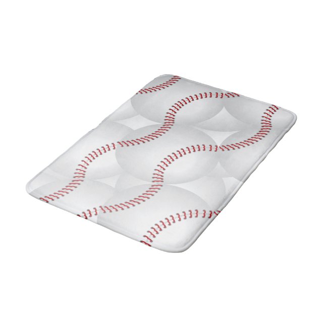 Baseball Bath Mat (Angled)