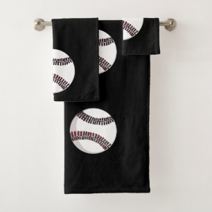 Baseball Bathroom Bath Towel set.