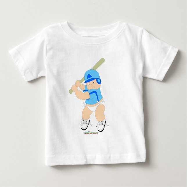 Baseball Batter baby boy T-Shirt (Front)