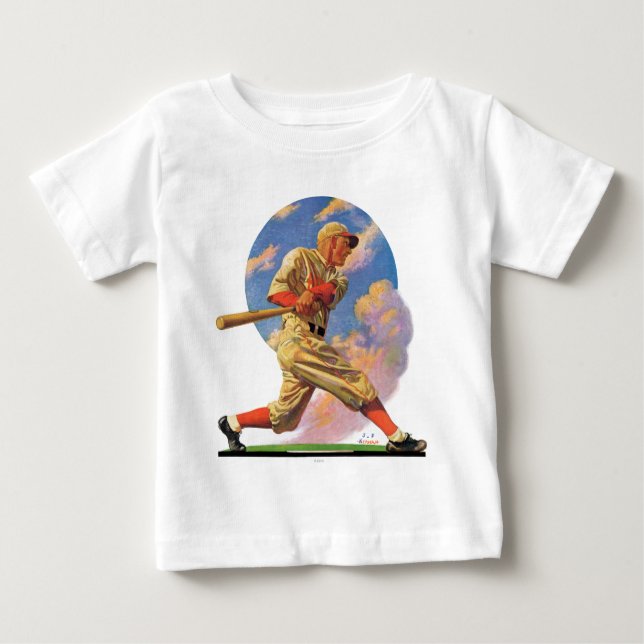 Baseball Batter Baby T-Shirt (Front)