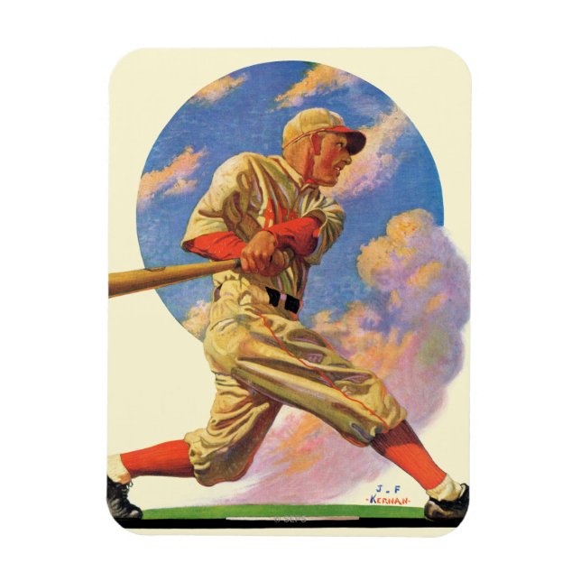 Baseball Batter Magnet (Vertical)