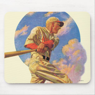 Baseball Batter Mouse Pad
