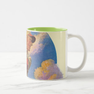 Baseball Batter Two-Tone Coffee Mug