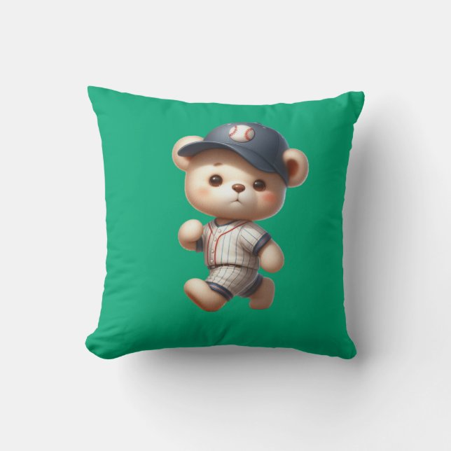 Baseball Bears 1  Cushion (Front)