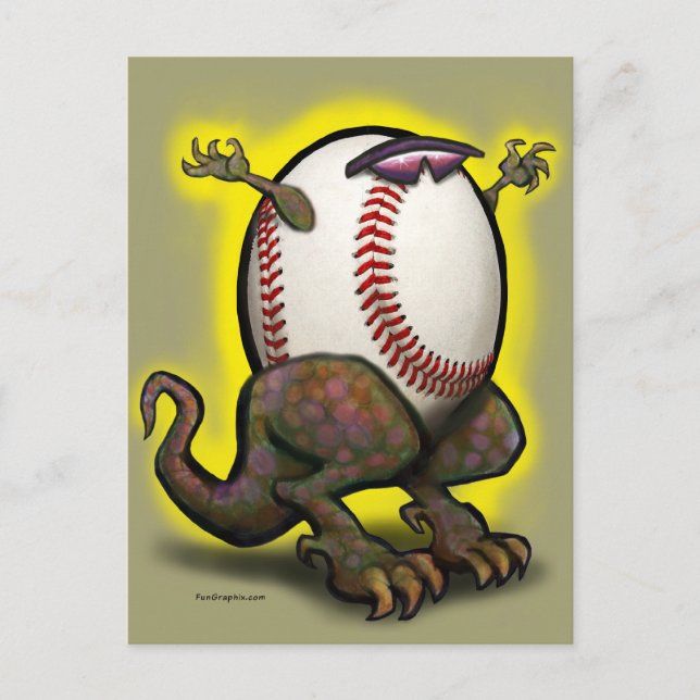 Baseball Beast Postcard (Front)