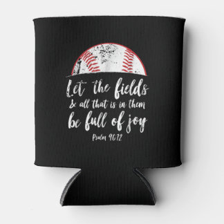 Baseball Bible Verse  Cute Christian Psalm 96 Can Cooler