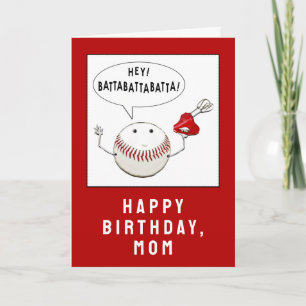 baseball birthday card