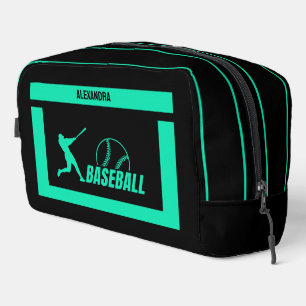 Baseball Birthday Gift, Baseball Player Girl, Dopp Kit