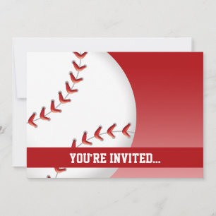 Baseball Birthday Invitation