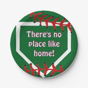 Baseball Birthday Paper Plate