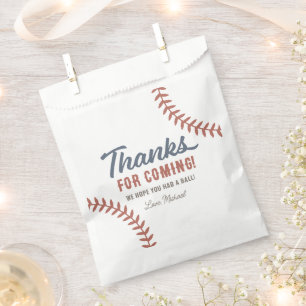 Baseball Birthday Party Favour Bag