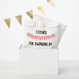 Baseball Birthday Party Personalised Thank You  Favour Bag