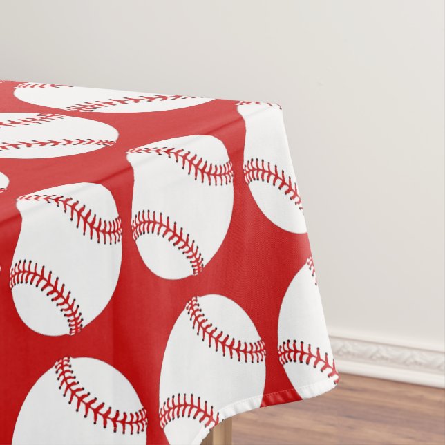 Baseball Birthday  Tablecloth (In Situ)