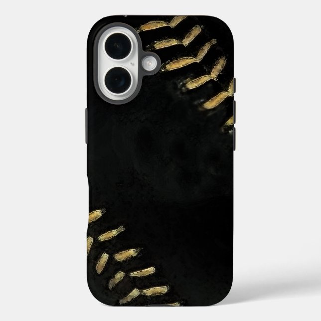 baseball black Case-Mate iPhone case (Back)