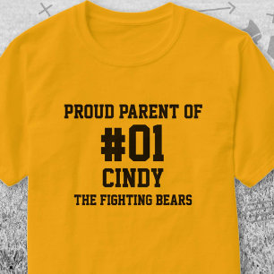 Baseball Black Gold Team T-Shirt