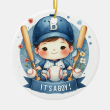Baseball Bliss Baby Boy Announcement Baby Shower