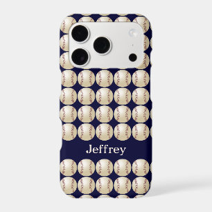 Baseball, Blue, Rugged, Personalized Name