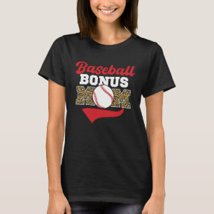 Baseball Bonus Mom Stepmother Stepmom Stepson Mot T-Shirt